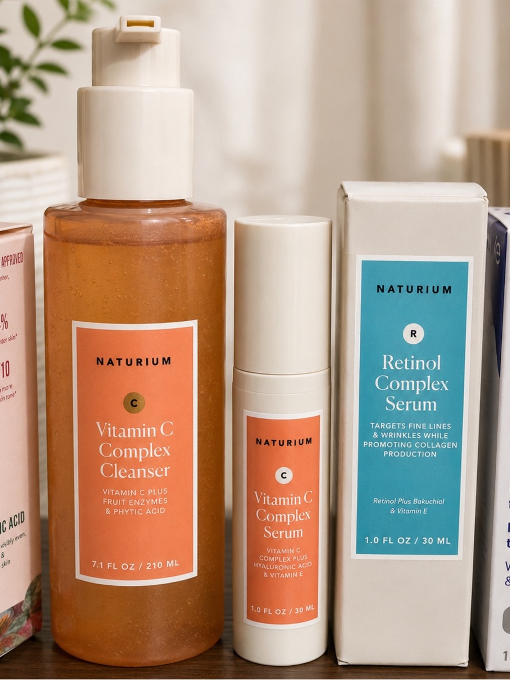 Naturium Vitamin C Routine + Retinol Treatment - TRIO!
